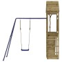 Spielplatz im Freien aus imprägniertem Kiefernholz von vidaXL, Schaukeln und Spielgeräte - Ref: Foro24-3156903, Preis: 358,23...