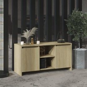 TV-Schrank aus Sonoma-Eichensperrholz, 102 x 37,5 x 52,5 cm von vidaXL, TV-Möbel - Ref: Foro24-809794, Preis: 68,39 €, Rabatt: %