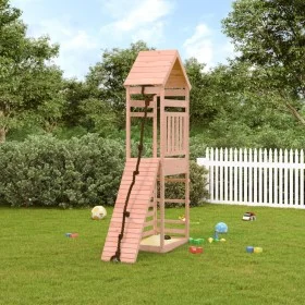 Parque infantil con pared de escalada madera de abeto Douglas by vidaXL, Swings and play structures - Ref: Foro24-3156920, Pr...