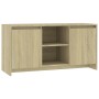 TV-Schrank aus Sonoma-Eichensperrholz, 102 x 37,5 x 52,5 cm von vidaXL, TV-Möbel - Ref: Foro24-809794, Preis: 68,39 €, Rabatt: %