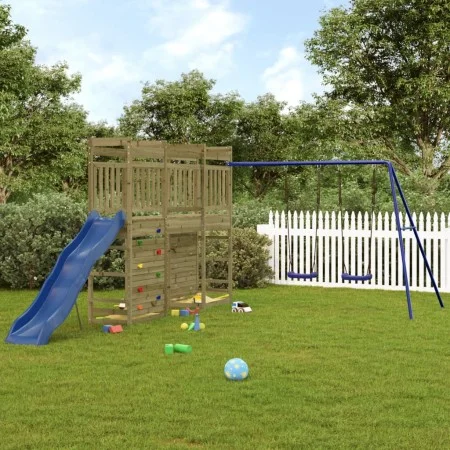 Impregnated pine wood outdoor playground by vidaXL, Swings and play structures - Ref: Foro24-3157011, Price: 665,33 €, Discou...
