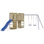 Spielplatz im Freien aus imprägniertem Kiefernholz von vidaXL, Schaukeln und Spielgeräte - Ref: Foro24-3157011, Preis: 693,09...