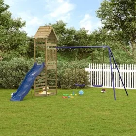 Impregnated pine wood outdoor playground by vidaXL, Swings and play structures - Ref: Foro24-3156933, Price: 350,37 €, Discou...