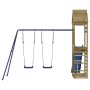 Spielplatz im Freien aus imprägniertem Kiefernholz von vidaXL, Schaukeln und Spielgeräte - Ref: Foro24-3156933, Preis: 357,11...