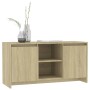 TV-Schrank aus Sonoma-Eichensperrholz, 102 x 37,5 x 52,5 cm von vidaXL, TV-Möbel - Ref: Foro24-809794, Preis: 68,39 €, Rabatt: %