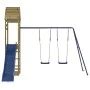 Impregnated pine wood outdoor playground by vidaXL, Swings and play structures - Ref: Foro24-3156933, Price: 350,37 €, Discou...