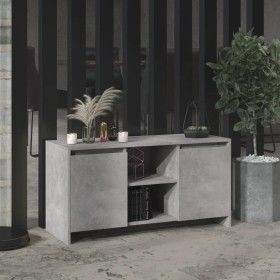Concrete gray plywood TV cabinet 102x37.5x52.5cm by vidaXL, TV Furniture - Ref: Foro24-809795, Price: 68,68 €, Discount: %