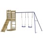Spielplatz im Freien aus imprägniertem Kiefernholz von vidaXL, Schaukeln und Spielgeräte - Ref: Foro24-3157032, Preis: 331,82...