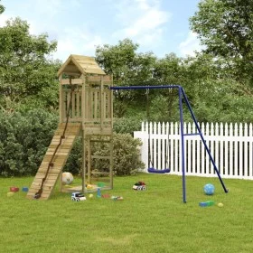 Outdoor playground made of impregnated pine wood by vidaXL, Swings and play structures - Ref: Foro24-3156945, Price: 356,66 €...