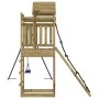 Outdoor playground made of impregnated pine wood by vidaXL, Swings and play structures - Ref: Foro24-3156945, Price: 356,66 €...