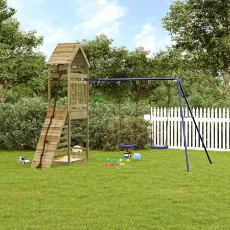 Impregnated pine wood outdoor playground by vidaXL, Swings and play structures - Ref: Foro24-3156927, Price: 390,12 €, Discou...