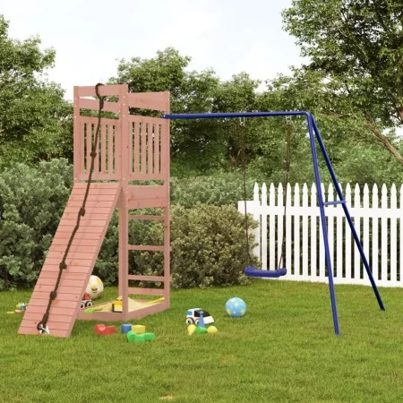 Parque infantil de exterior madera maciza Douglas by vidaXL, Swings and play structures - Ref: Foro24-3157028, Price: 298,98 ...