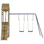 Spielplatz im Freien aus imprägniertem Kiefernholz von vidaXL, Schaukeln und Spielgeräte - Ref: Foro24-3156927, Preis: 399,45...