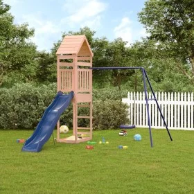 Parque infantil de exterior madera maciza Douglas by vidaXL, Swings and play structures - Ref: Foro24-3156908, Price: 300,83 ...