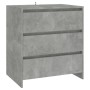 Grauer Beton-Sperrholz-Schrank 70x41x75 cm von vidaXL, Sideboards - Ref: Foro24-809750, Preis: 83,90 €, Rabatt: %