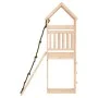 Playhouse with climbing wall solid pine wood by vidaXL, Swings and play structures - Ref: Foro24-3156898, Price: 234,74 €, Di...