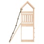 Spielhaus mit Kletterwand aus massivem Kiefernholz von vidaXL, Schaukeln und Spielgeräte - Ref: Foro24-3156898, Preis: 175,62...