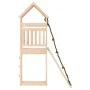 Playhouse with climbing wall solid pine wood by vidaXL, Swings and play structures - Ref: Foro24-3156898, Price: 234,74 €, Di...
