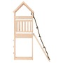 Spielhaus mit Kletterwand aus massivem Kiefernholz von vidaXL, Schaukeln und Spielgeräte - Ref: Foro24-3156898, Preis: 175,62...