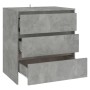 Grauer Beton-Sperrholz-Schrank 70x41x75 cm von vidaXL, Sideboards - Ref: Foro24-809750, Preis: 83,90 €, Rabatt: %