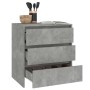 Grauer Beton-Sperrholz-Schrank 70x41x75 cm von vidaXL, Sideboards - Ref: Foro24-809750, Preis: 83,90 €, Rabatt: %