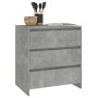 Grauer Beton-Sperrholz-Schrank 70x41x75 cm von vidaXL, Sideboards - Ref: Foro24-809750, Preis: 83,90 €, Rabatt: %