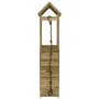 Playground with pine impregnated wood climbing wall by vidaXL, Swings and play structures - Ref: Foro24-3156942, Price: 293,6...