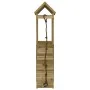 Playground with pine impregnated wood climbing wall by vidaXL, Swings and play structures - Ref: Foro24-3156942, Price: 276,9...