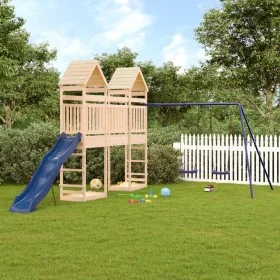 Outdoor playground made of solid pine wood by vidaXL, Swings and play structures - Ref: Foro24-3156913, Price: 599,12 €, Disc...