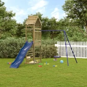 Outdoor playground made of impregnated pine wood by vidaXL, Swings and play structures - Ref: Foro24-3156930, Price: 339,74 €...
