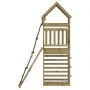 Playground with pine impregnated wood climbing wall by vidaXL, Swings and play structures - Ref: Foro24-3156921, Price: 299,4...