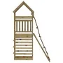 Playground with pine impregnated wood climbing wall by vidaXL, Swings and play structures - Ref: Foro24-3156921, Price: 299,4...