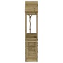 Playground with pine impregnated wood climbing wall by vidaXL, Swings and play structures - Ref: Foro24-3156921, Price: 309,5...