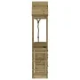 Playground with pine impregnated wood climbing wall by vidaXL, Swings and play structures - Ref: Foro24-3156921, Price: 299,4...