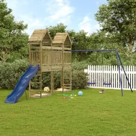 Spielplatz im Freien aus imprägniertem Kiefernholz von vidaXL, Schaukeln und Spielgeräte - Ref: Foro24-3156915, Preis: 656,45...
