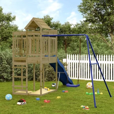 Impregnated pine wood outdoor playground by vidaXL, Swings and play structures - Ref: Foro24-3156885, Price: 442,84 €, Discou...