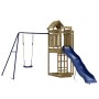 Spielplatz im Freien aus imprägniertem Kiefernholz von vidaXL, Schaukeln und Spielgeräte - Ref: Foro24-3156885, Preis: 447,97...