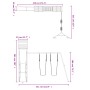 Spielplatz im Freien aus imprägniertem Kiefernholz von vidaXL, Schaukeln und Spielgeräte - Ref: Foro24-3156915, Preis: 673,23...