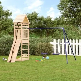 Solid pine wood outdoor playground by vidaXL, Swings and play structures - Ref: Foro24-3156904, Price: 322,33 €, Discount: %