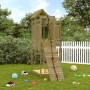 Spielhaus mit Kletterwand aus imprägniertem Kiefernholz von vidaXL, Schaukeln und Spielgeräte - Ref: Foro24-3156876, Preis: 4...