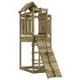 Playhouse with pine impregnated wood climbing wall by vidaXL, Swings and play structures - Ref: Foro24-3156876, Price: 402,05...