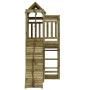 Spielhaus mit Kletterwand aus imprägniertem Kiefernholz von vidaXL, Schaukeln und Spielgeräte - Ref: Foro24-3156876, Preis: 4...