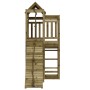 Spielhaus mit Kletterwand aus imprägniertem Kiefernholz von vidaXL, Schaukeln und Spielgeräte - Ref: Foro24-3156876, Preis: 4...