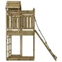 Playhouse with pine impregnated wood climbing wall by vidaXL, Swings and play structures - Ref: Foro24-3156876, Price: 402,05...