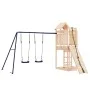 Outdoor playground made of solid pine wood by vidaXL, Swings and play structures - Ref: Foro24-3156880, Price: 436,74 €, Disc...