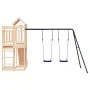 Outdoor playground made of solid pine wood by vidaXL, Swings and play structures - Ref: Foro24-3156880, Price: 436,74 €, Disc...