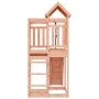 Children's playhouse with a climbing wall made of Douglas fir wood by vidaXL, Swings and play structures - Ref: Foro24-315687...