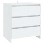 Weißer Sperrholz-Sideboard 70x41x75 cm von vidaXL, Sideboards - Ref: Foro24-809746, Preis: 81,45 €, Rabatt: %