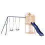 Parque infantil de exterior madera maciza de pino de vidaXL, Columpios y estructuras de juegos - Ref: Foro24-3156886, Precio:...