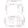 Parque infantil de exterior madera maciza de pino de vidaXL, Columpios y estructuras de juegos - Ref: Foro24-3156886, Precio:...